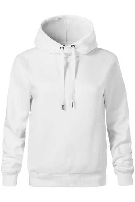 Sweat femme confortable à capuche - blanche, XS