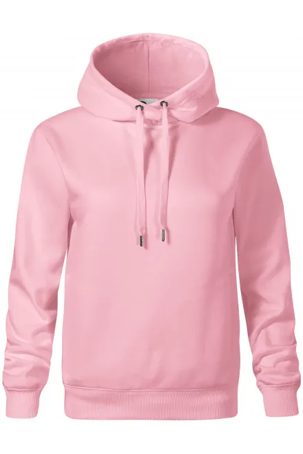 Sweat femme confortable à capuche - rose, XS