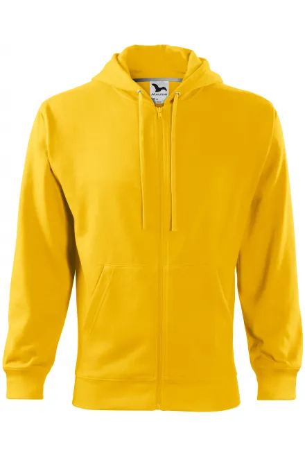 Sweat homme à capuche - jaune, 3XL