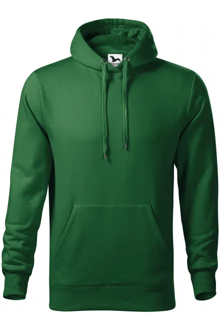 Sweat homme à capuche sans zip - bouteille verte, S