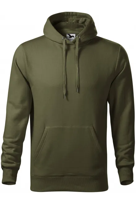 Sweat homme à capuche sans zip - military, S