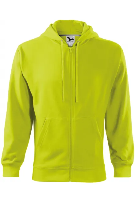 Sweat homme à capuche - vert citron, 3XL