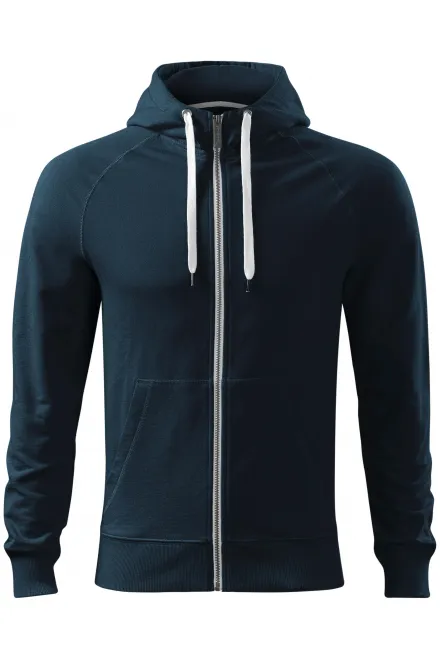 Sweat homme contrasté à capuche - bleu foncé, S
