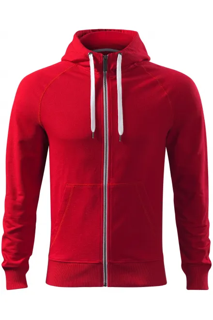 Sweat homme contrasté à capuche - formula red, S