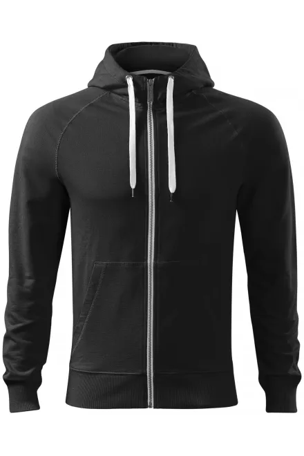Sweat homme contrasté à capuche - noir, S