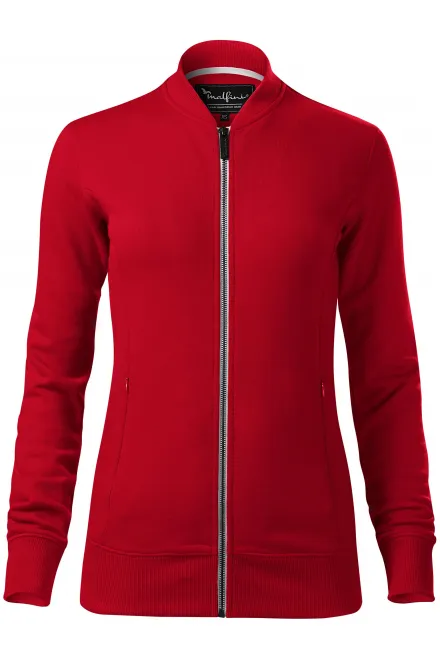 Sweat-shirt femme avec poches cachées - formula red, L