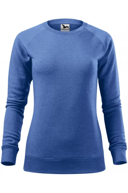Sweat simple femme - marbre bleu, XS