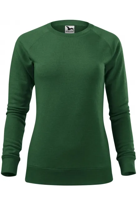 Sweat simple femme - marbre vert bouteille, XS