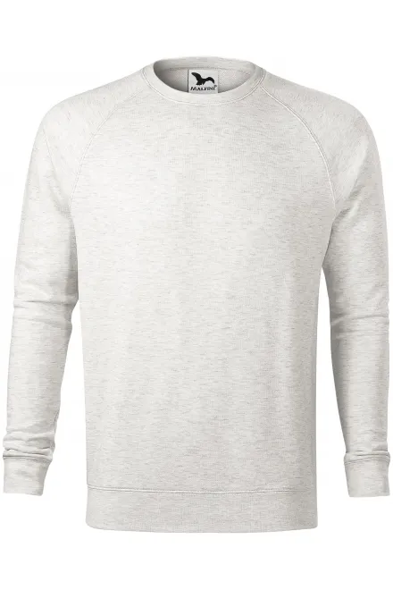 Sweat simple homme - marbre blanc, L