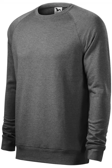 Sweat simple homme, marbre noir