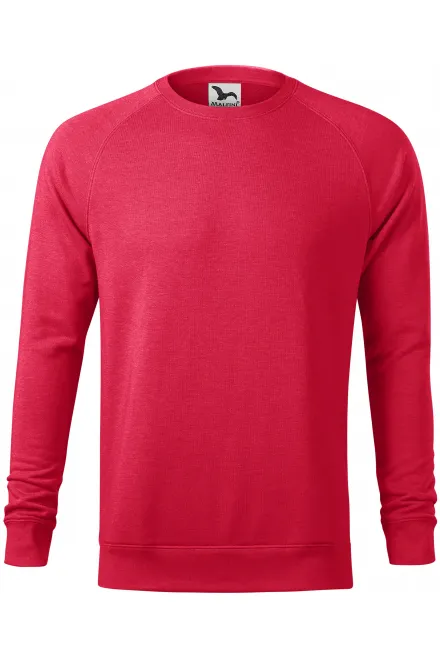 Sweat simple homme - marbre rouge, L