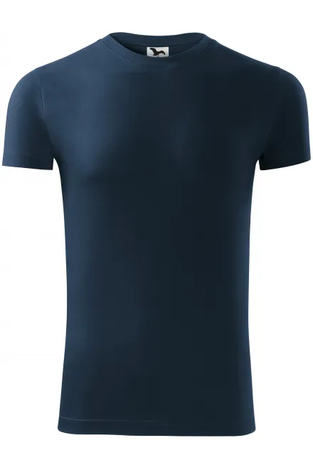 T-shirt à la mode pour hommes - bleu foncé, 2XL