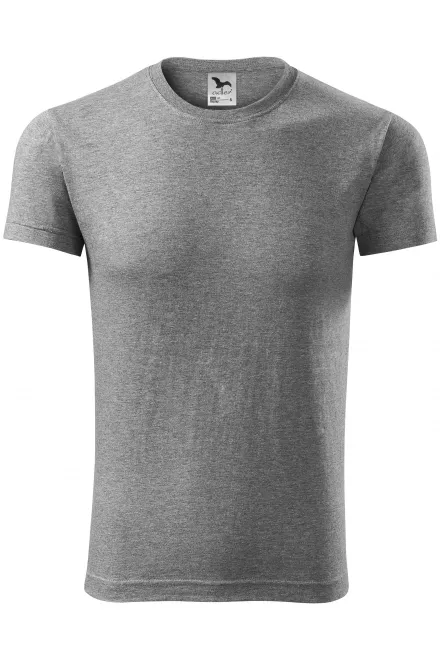 T-shirt à la mode pour hommes - marbre gris foncé, 2XL