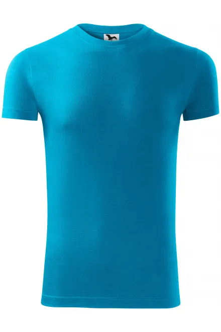 T-shirt à la mode pour hommes - turquoise, 2XL