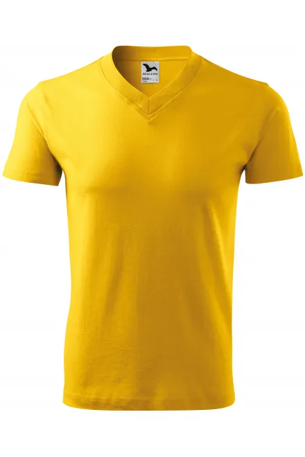 T-shirt à manches courtes, poids moyen - jaune, 3XL
