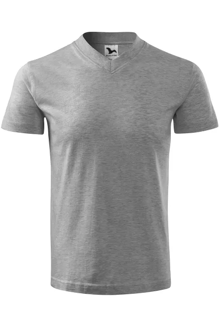 T-shirt à manches courtes, poids moyen - marbre gris foncé, 3XL