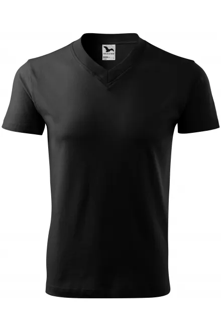 T-shirt à manches courtes, poids moyen - noir, 3XL