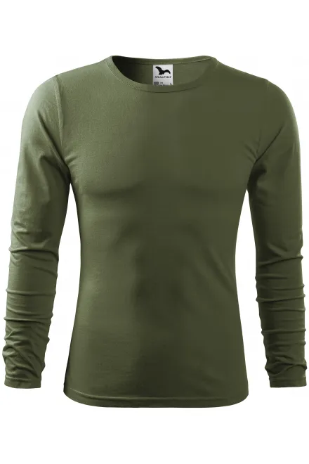 T-shirt à manches longues pour hommes - khaki, L