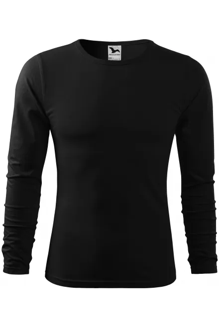 T-shirt à manches longues pour hommes - noir, L