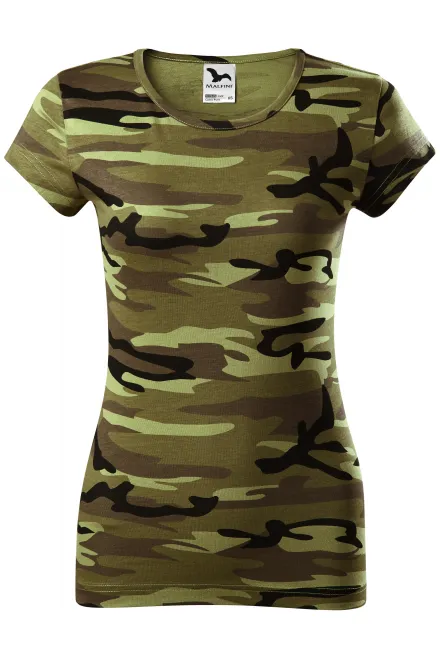 T-shirt camouflage femme - camouflage vert, S