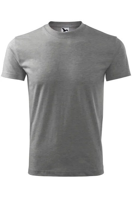 T-shirt classique - marbre gris foncé, XL