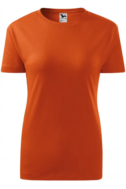 T-shirt classique pour femme - orange, XS
