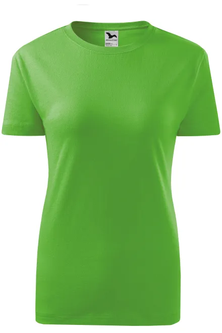 T-shirt classique pour femme - Pomme verte, XS
