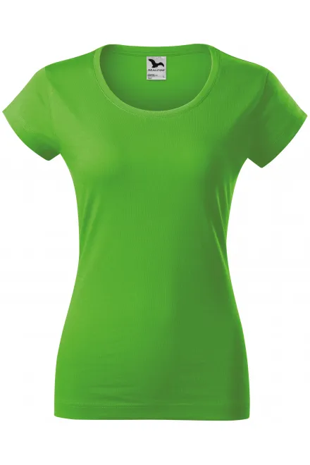 T-shirt coupe slim femme à encolure ronde - Pomme verte, 2XL