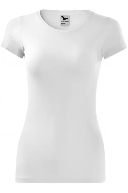T-shirt coupe slim femme - blanche, M
