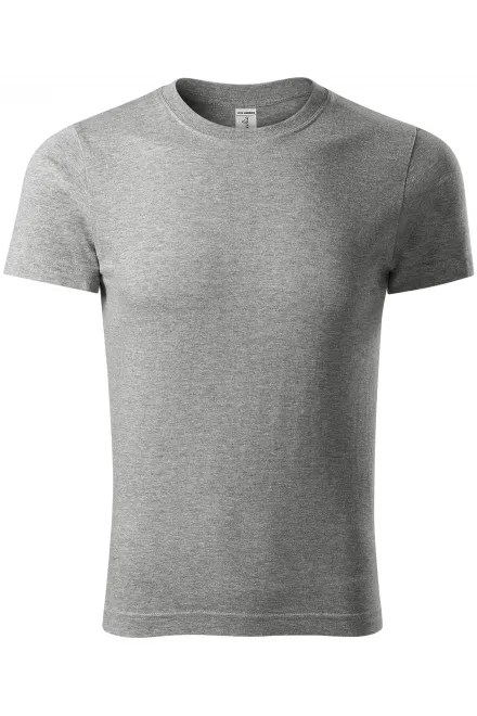 T-shirt de poids plus élevé - marbre gris foncé, M