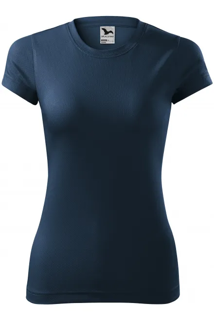 T-shirt de sport femme - bleu foncé, XS