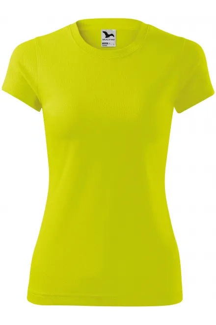 T-shirt de sport femme - jaune fluo, XS