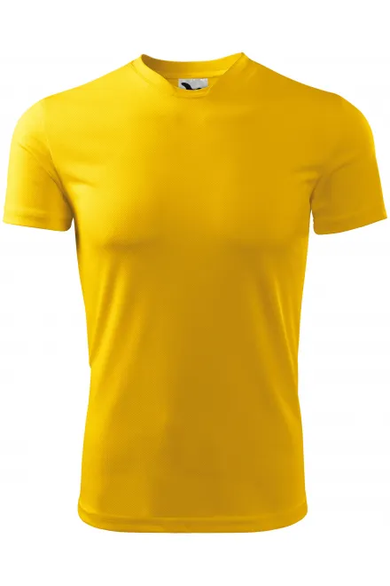 T-shirt de sport pour enfants - jaune, 158 cm / 12 ans