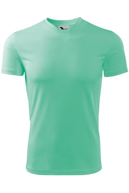 T-shirt de sport pour enfants - menthe, 158 cm / 12 ans