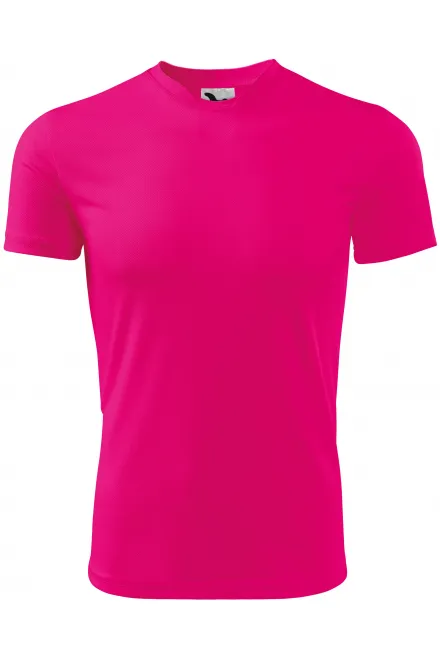 T-shirt de sport pour enfants - rose néon, 158 cm / 12 ans