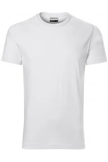 T-shirt durable pour hommes plus lourd - blanche, L