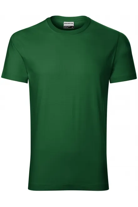 T-shirt durable pour hommes plus lourd - bouteille verte, L