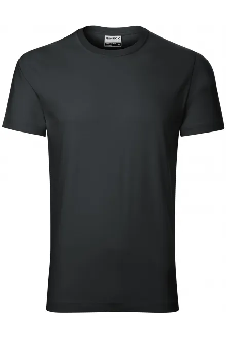 T-shirt durable pour hommes plus lourd - gris ébène, L