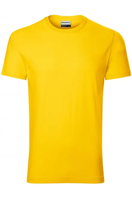 T-shirt durable pour hommes plus lourd - jaune, L