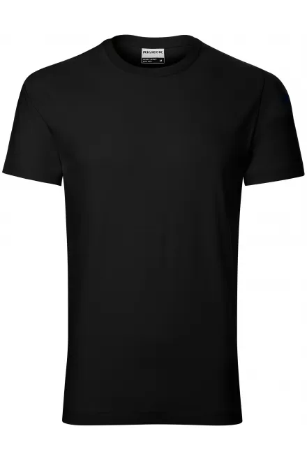 T-shirt durable pour hommes plus lourd - noir, L