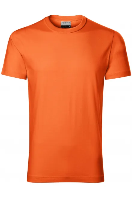 T-shirt durable pour hommes plus lourd - orange, L