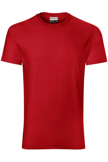 T-shirt durable pour hommes plus lourd - rouge, L