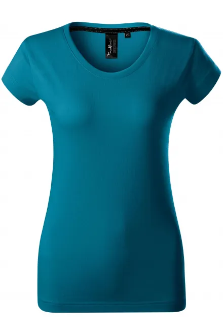T-shirt exclusif pour femmes - petrol blue, M