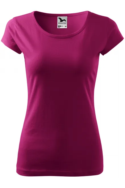 T-shirt femme à manches très courtes - fuchsia, M