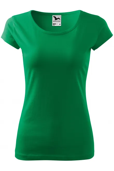 T-shirt femme à manches très courtes - herbe verte, M