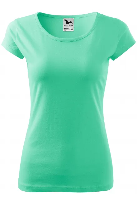 T-shirt femme à manches très courtes - menthe, M
