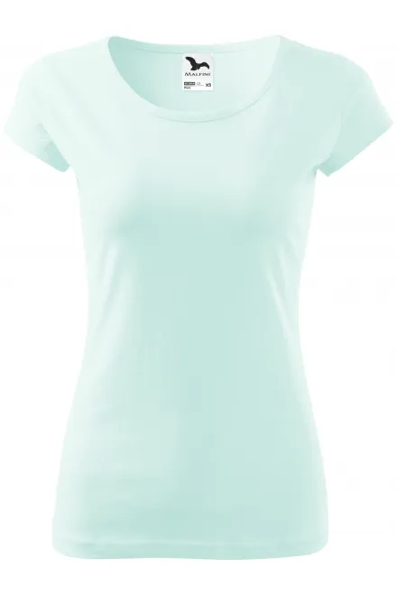T-shirt femme à manches très courtes - vert glace, M