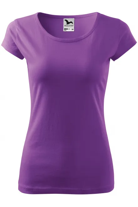 T-shirt femme à manches très courtes - violet, M