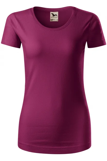 T-shirt femme en coton bio - fuchsia, L