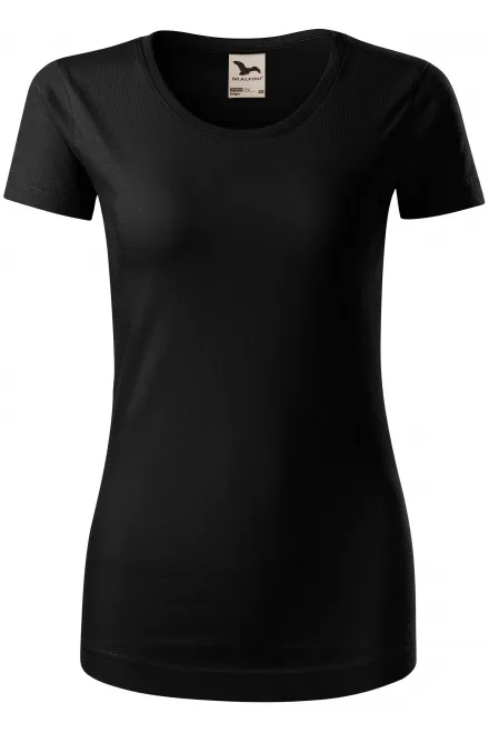 T-shirt femme en coton bio - noir, L